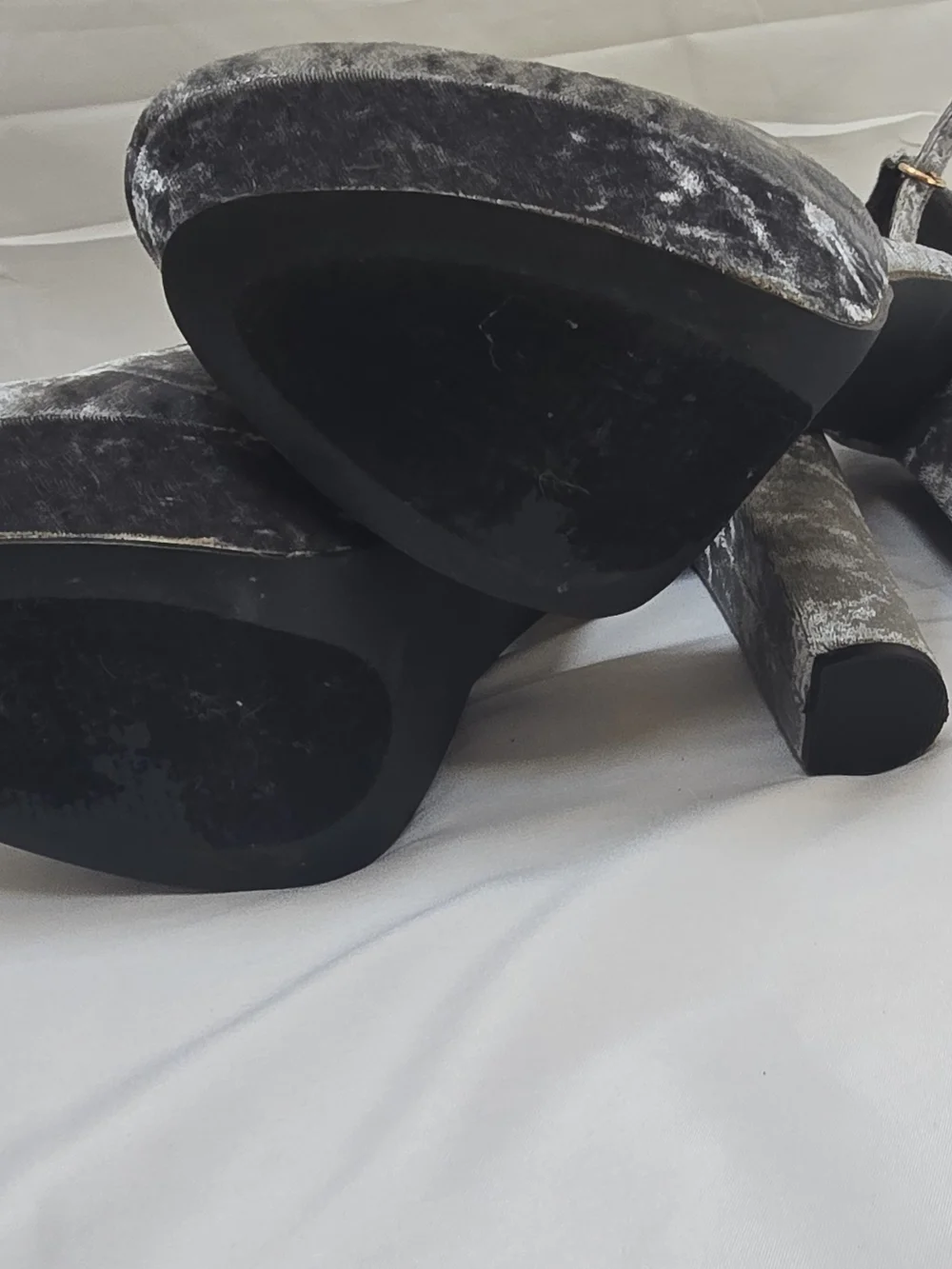 JustFab platform heels normally